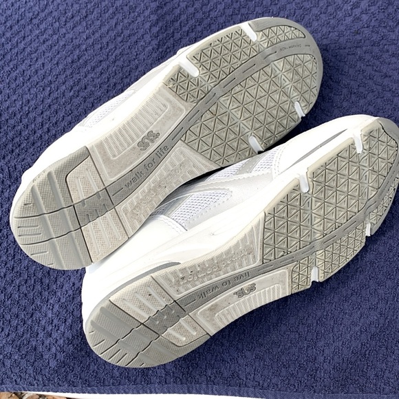 SAS Tour Mesh Silver White Lace Sneakers - Picture 4 of 5